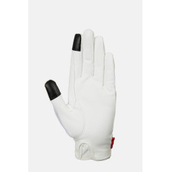 Guantes de equitación B Vertigo Lux Blanco brillante