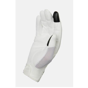 Guantes de equitación B Vertigo Lux Blanco brillante