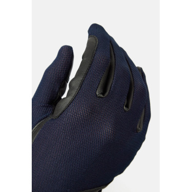 Guantes de equitación Horze Ally de malla Azul marino oscuro