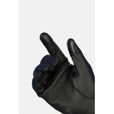 Guantes de equitación Horze Ally de malla Azul marino oscuro