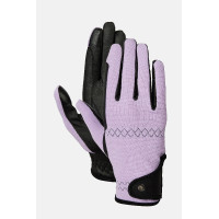 Guantes de equitación Horze Young Rider Romy Escarcha de lavanda Rosa