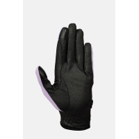 Guantes de equitación Horze Young Rider Romy Escarcha de lavanda Rosa