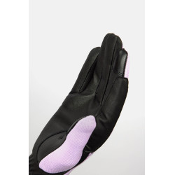 Guantes de equitación Horze Young Rider Romy Escarcha de lavanda Rosa