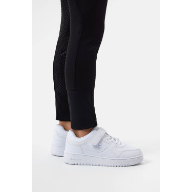 Pantalón de equitación Horze con culera completa Young Rider Evelyn Negro