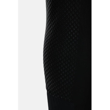 Pantalón de equitación Horze Grand Prix Pro de asiento completo para hombre Negro