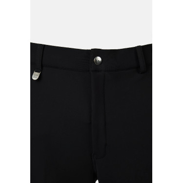 Pantalón de equitación Horze Grand Prix Pro de asiento completo para hombre Negro