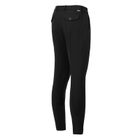 Pantalón de equitación Horze Grand Prix Pro para hombre con grip en las rodillas Negro