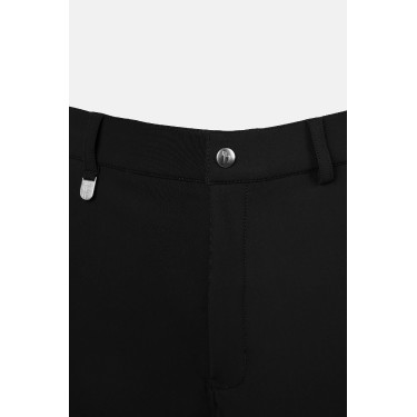 Pantalón de equitación Horze Grand Prix Pro para hombre con grip en las rodillas Negro