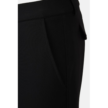 Pantalón de equitación Horze Grand Prix Pro para hombre con grip en las rodillas Negro