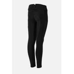 Pantalón Horze Young Rider Chara full grip Negro