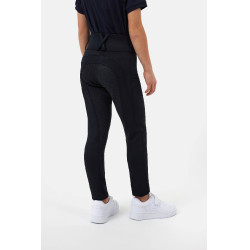 Pantalón Horze Young Rider Chara full grip Azul marino oscuro