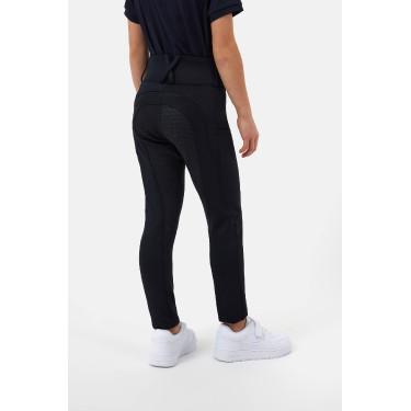 Pantalón Horze Young Rider Chara full grip Azul marino oscuro