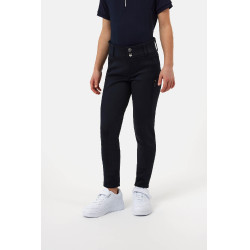 Pantalón Horze Young Rider Chara full grip Azul marino oscuro