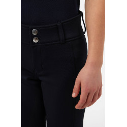 Pantalón Horze Young Rider Chara full grip Azul marino oscuro
