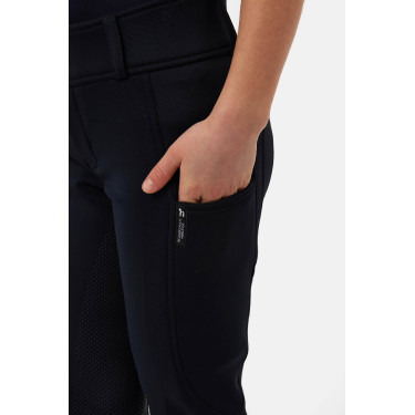 Pantalón Horze Young Rider Chara full grip Azul marino oscuro
