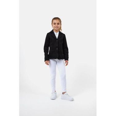 Chaqueta de concurso Horze Young Rider Tilda para niño Negro