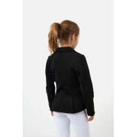 Chaqueta de concurso Horze Young Rider Tilda para niño Negro