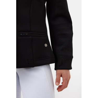 Chaqueta de concurso Horze Young Rider Tilda para niño Negro