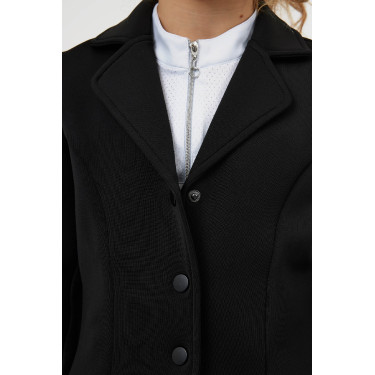 Chaqueta de concurso Horze Young Rider Tilda para niño Negro