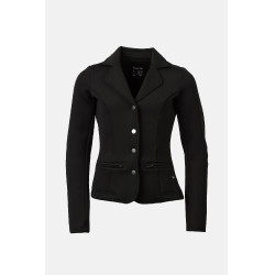 Chaqueta de concurso Horze Young Rider Tilda para niño Negro