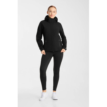 Chaqueta impermeable Horze Camila para mujer Negro