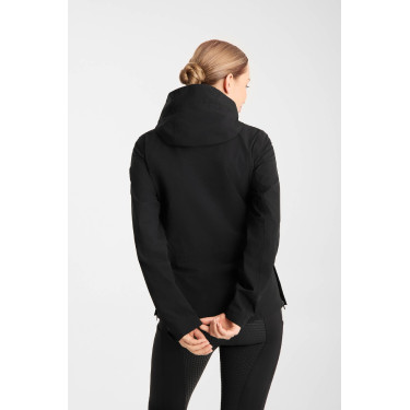 Chaqueta impermeable Horze Camila para mujer Negro