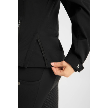Chaqueta impermeable Horze Camila para mujer Negro
