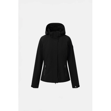Chaqueta impermeable Horze Camila para mujer Negro