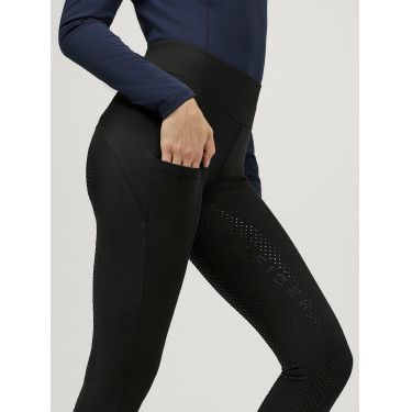 Legging Tommy Hilfiger Equestrian Elmira mujer full grip con strass Negro Legging Tommy Hilfiger Equestrian Elmira mujer full grip con strass Negro