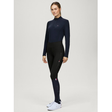 Legging Tommy Hilfiger Equestrian Elmira mujer full grip con strass Negro Legging Tommy Hilfiger Equestrian Elmira mujer full grip con strass Negro