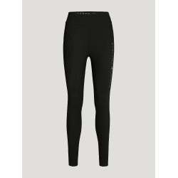Legging Tommy Hilfiger Equestrian Elmira mujer full grip con strass Negro Legging Tommy Hilfiger Equestrian Elmira mujer full grip con strass Negro