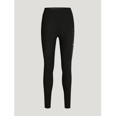 Legging Tommy Hilfiger Equestrian Elmira mujer full grip con strass Negro Legging Tommy Hilfiger Equestrian Elmira mujer full grip con strass Negro