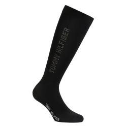 Calcetines Fontana con strass Tommy Hilfiger Equestrian Negro