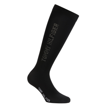 Calcetines Fontana con strass Tommy Hilfiger Equestrian Negro