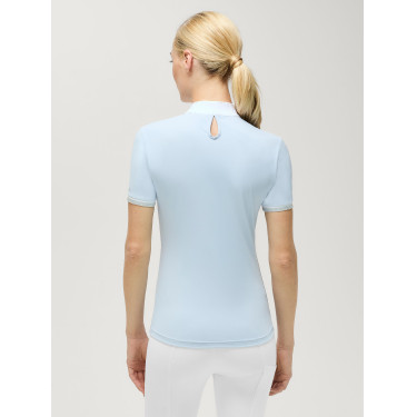 Polo de concurso Linsay Tommy Hilfiger Equestrian de manga corta para mujer Azul Sweet Polo de concurso Linsay Tommy Hilfiger Equestrian de manga corta para mujer Azul Sweet
