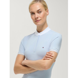 Polo de concurso Linsay Tommy Hilfiger Equestrian de manga corta para mujer Azul Sweet Polo de concurso Linsay Tommy Hilfiger Equestrian de manga corta para mujer Azul Sweet