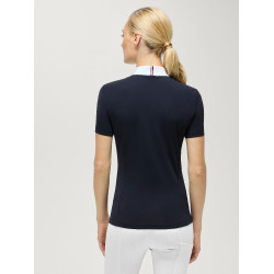 Polo de concurso Selma Tommy Hilfiger Equestrian de manga corta para mujer Cielo del desierto Azul Polo de concurso Selma Tommy Hilfiger Equestrian de manga corta para mujer Cielo del desierto Azul