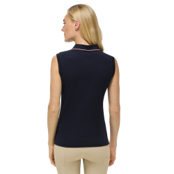 Polo sin mangas Cordova Tommy Hilfiger Equestrian mujer Cielo del desierto Azul