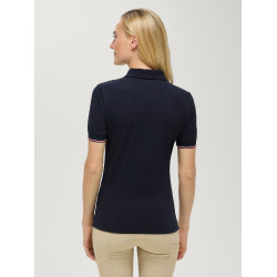 Polo con cremallera Anaheim Tommy Hilfiger Equestrian para mujer Cielo del desierto Azul Polo con cremallera Anaheim Tommy Hilfiger Equestrian para mujer Cielo del desierto Azul