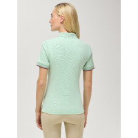 Polo con cremallera Anaheim Tommy Hilfiger Equestrian para mujer Cielo del desierto Azul Polo con cremallera Anaheim Tommy Hilfiger Equestrian para mujer Cielo del desierto Azul