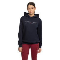 Sudadera con capucha para mujer Tommy Hilfiger Equestrian Cielo del desierto Azul