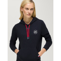 Sudadera con capucha Laguna Tommy Hilfiger Equestrian para mujer con logotipo Cielo del desierto Azul