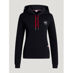 Sudadera con capucha Laguna Tommy Hilfiger Equestrian para mujer con logotipo Cielo del desierto Azul
