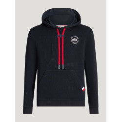 Sudadera con capucha Laguna Tommy Hilfiger Equestrian Young Rider con logo Cielo del desierto Azul