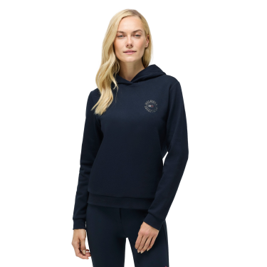 Sudadera con capucha con strass Hollywood Tommy Hilfiger Equestrian mujer Cielo del desierto Azul
