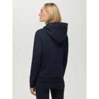 Sudadera con capucha con strass Hollywood Tommy Hilfiger Equestrian mujer Cielo del desierto Azul