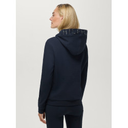 Sudadera con capucha con strass Hollywood Tommy Hilfiger Equestrian mujer Cielo del desierto Azul