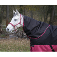 Cubrecuello Equi-Theme Tyrex 1200 D Noir / framboise
