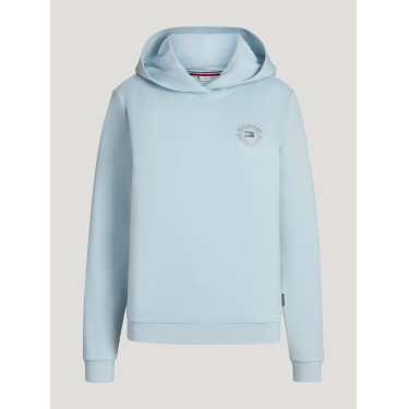 Sudadera con capucha con strass Hollywood Tommy Hilfiger Equestrian mujer Azul Sweet