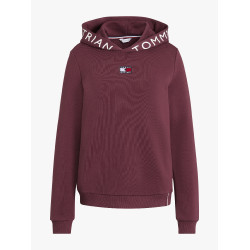 Sudadera con capucha Tommy Hilfiger Equestrian California para mujer Roja Rojo Sudadera con capucha Tommy Hilfiger Equestrian California para mujer Roja Rojo